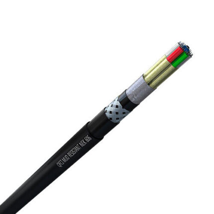 QFCI OM4 50/125 Fire Resistant Armoured Loose Tube Fibre Optic Cable Marine DNV-GL & ABS Approved